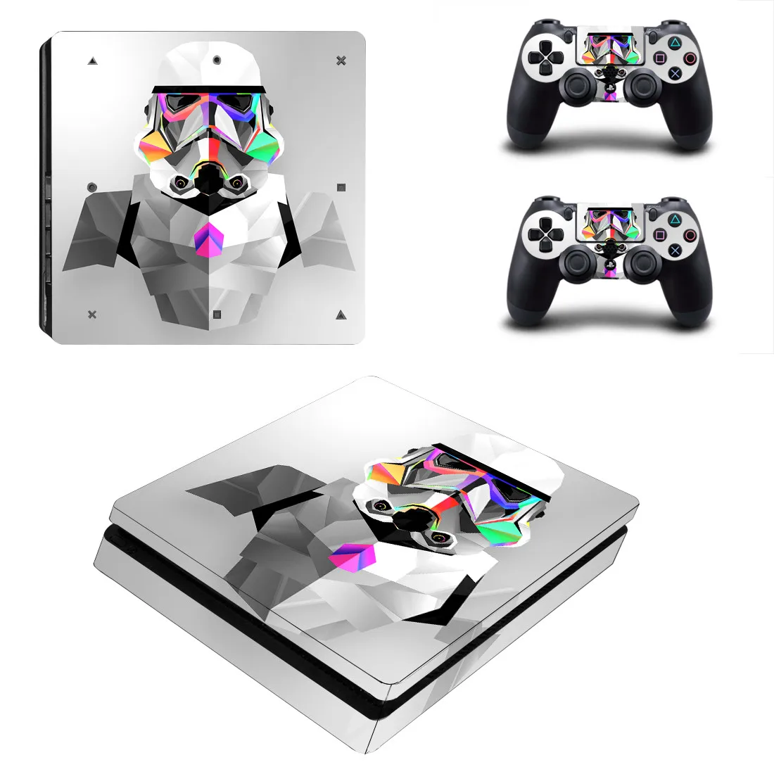 PS4 Slim sticker s Star Wars PS 4 Play station 4 Slim виниловые наклейки для playstation 4 Slim консоли и контроллера