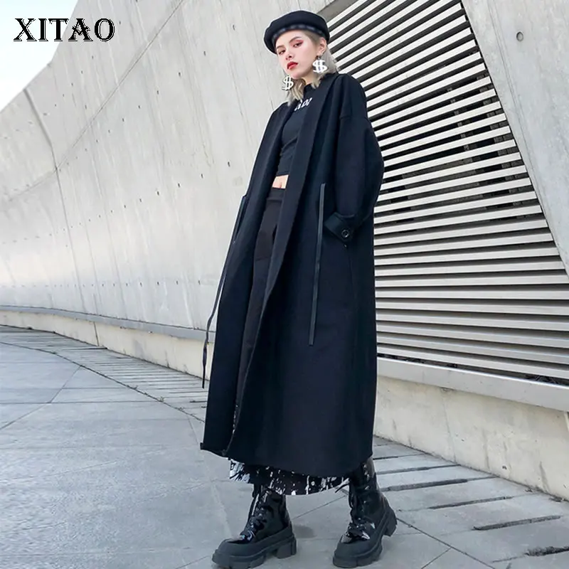 XITAO плотная зимняя женская одежда черного цвета большие размеры коллекция 2019