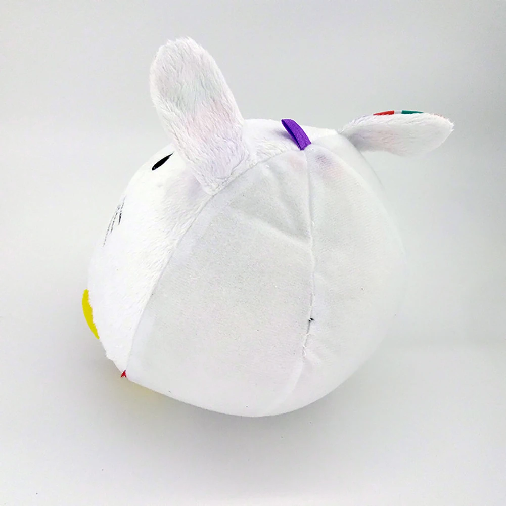 Детская игрушка-погремушка мультяшный Кролик мягкий плюшевый шар ручной захват погремушка колокольчик Детская обучающая игрушка диаметр