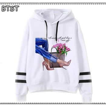 

Kpop Hoodies Casual Pullovers Streetwear Pink Clothing Gothic Sweatshirt Femme Fashion Print Winter and Autumn Harajuku Shirt