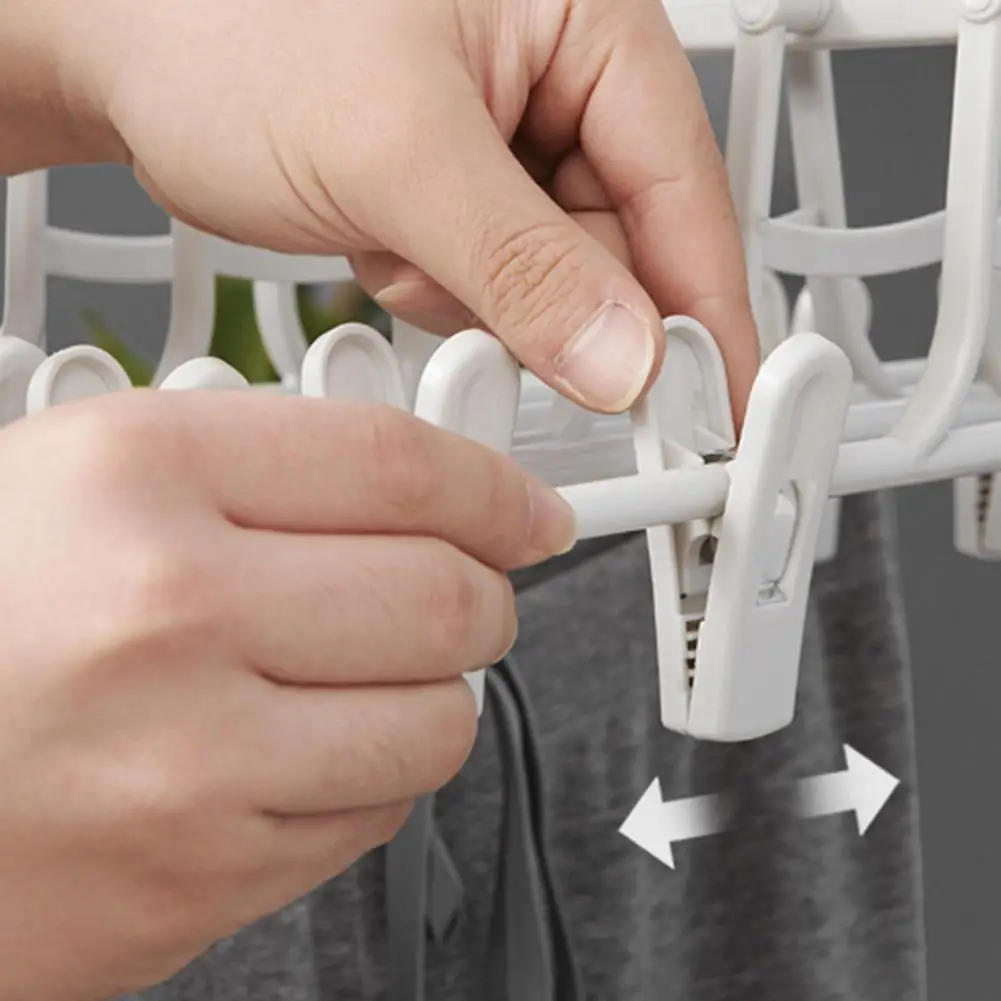 Сушилка держатель для брюк вешалка для одежды шкаф магазин складной двойной крюк ветрозащитная вешалка для одежды Cabide Perchas kleiderbugel
