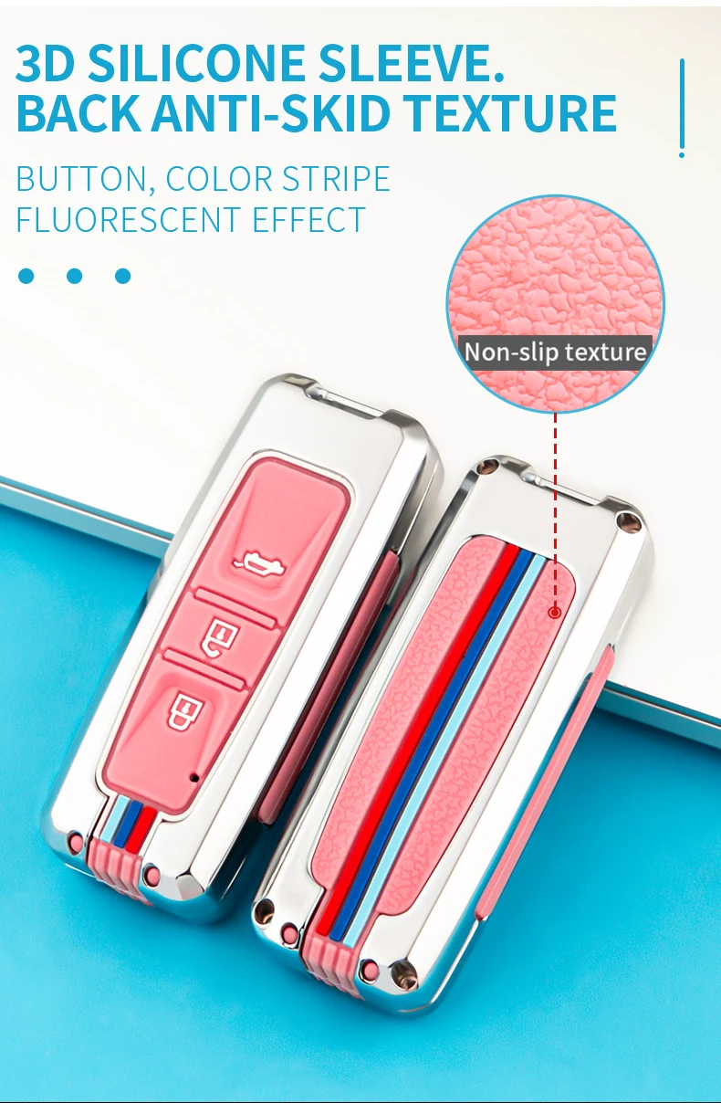 Guscio del supporto della copertura della custodia della chiave a distanza dell'automobile in lega di zinco per Baojun 510 730 360 560 RS-5 530 630 per Wuling Hongguang accessori Auto 11 Guscio del supporto della copertura della custodia della chiave a distanza dell'automobile in lega di zinco per Baojun 510 730 360 560 RS-5 530 630 per Wuling Hongguang accessori Auto - H8219a1e9c99c4795ad2d66483b32cf84S