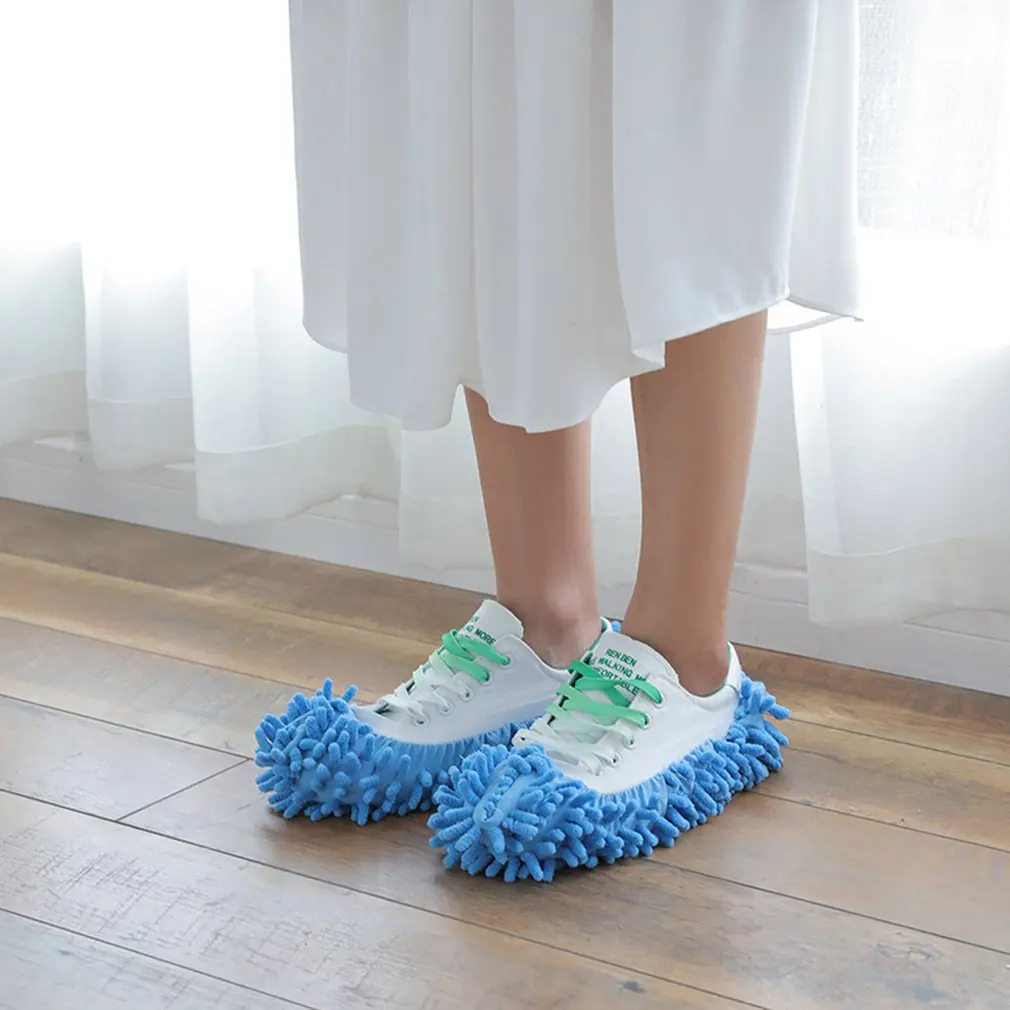 1 шт Швабра Тапочки пол полировка покрытие очиститель ленивый Уборка Пыли ноги обувь покрытие обувь пылезащитные покрытия товары для уборки дома