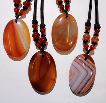 

Natural stone red agates Crystal aventurine opal oval pendant necklace for Jewelry making Sweater chain Pendant wholesale 1pcs