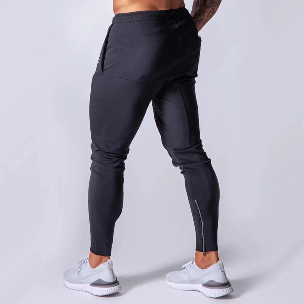 MaxTide Mens Slim Fit Joggers Fitness Activewear Sports Fleece Sweatpants for Gym Training