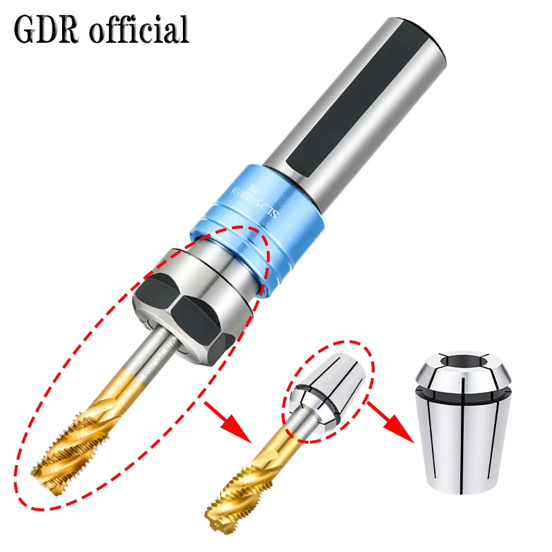 GDR EGR tapping chuck collet ERG16-ERG40 square tapping chuck holder collet chuck holder