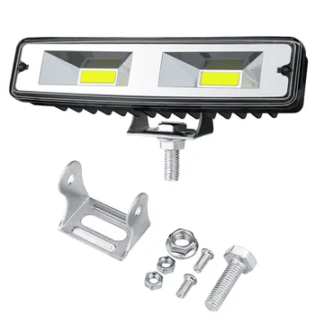 

Car LED work light new COB flat 48W 2 lights off-road maintenance project spotlight