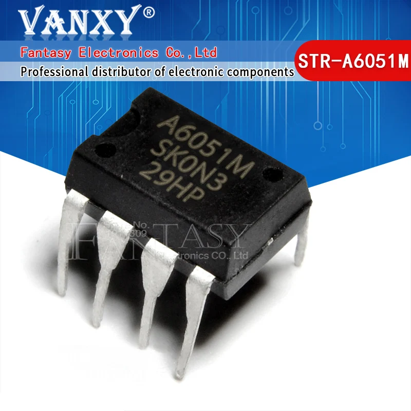 5 шт. STR-A6051M DIP-7 A6051M DIP 7 A6051 STR-A6051 strat6051 | Электронные компоненты и принадлежности