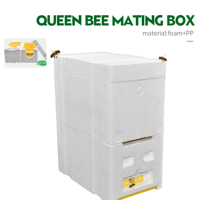 

Brand Double Layer More Closed Equipment Queen Bee Mating Box Suitable For Bee Mating Copulation Queen Reserve Beekeeping Tool