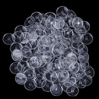 

50Pcs New T5 Caps Buttons Clear Resin Snap Buttons Plastic Snaps Fasteners Press Studs For Clothes Clips Garment Accessories