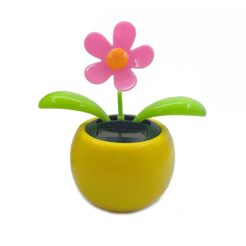 Solarbetriebene tanzende Blume, solarbetrieben, tanzende Blumen,  Wackelkopf, Auto-Ornamente, solarbetriebenes Auto-Spielzeug für Auto, Büro,  Schreibtisch-Dekoration : : Spielzeug