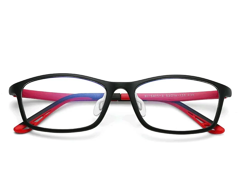 

Новая модная детская оправа для очков с защитой от синего света для мальчиков и девочек Детские Плоские линзы TR90 силиконовые удобные очки Мягкая оправа