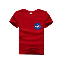 Бороться с большим количеством верхняя нарядная одежда для мальчиков футболка в европейском и американском стиле AliExpress EBay короткий рукав детская одежда желаю буквами логотипом «NASA
