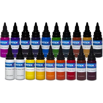 

14 Color Set Permanent Natural Plant Tattoo Pigment Permanent Makeup Tattoos Ink Pigment for Body Art Paint Tattoo Color Inks