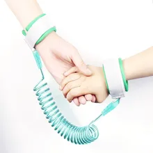 Модный 1,5 м браслет Harnais De saucurite ranglable Enfants Laisse Anti-perte Poignet lien Traction Corde bece Marcheur