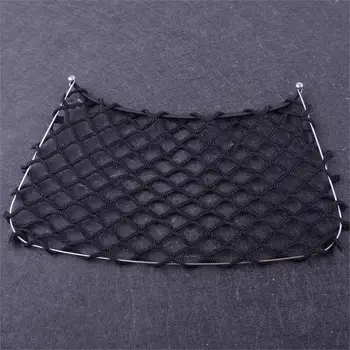 

DWCX Black Side Net String Durable Bags Storage Pocket Fit for Benz Smart Fortwo 451 2009 2010 2011 2012 2013 2014