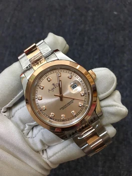 

Classic New Automatic Mechanical Men Datejust Stainless Steel Sapphire Silver Rose Gold Diamond Rome Black Grey Watch 36mm