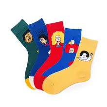SP& CITY/милые семейные носки в Корейском стиле с забавным рисунком хлопковые повседневные хипстерские носки для скейтборда цветные носки для мужчин и женщин