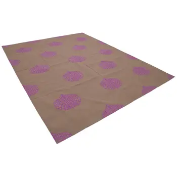

244x302 Cm Fuchsia Handmade Dhurrie Rug-8x10 Ft
