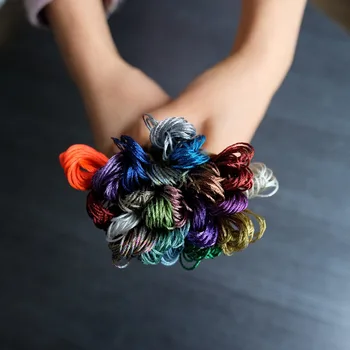 

Similar DMC Art 317W 6 Strands 8m Metallic Floss Cross Metal Embroidery Cross Stitch Thread Mouline Effet Lumiere 24 Colors ,1PC