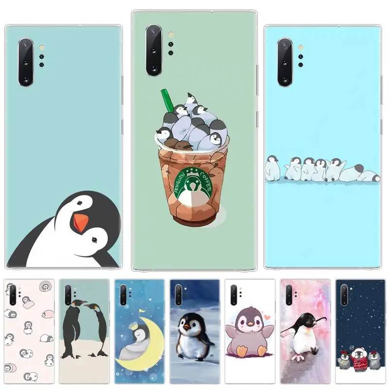 Cartoon penguin animal Soft Shell Phone Case Capa For Xiaomi Redmi note 2 3 4 4x 5 5a 6 7 8 8T pro mi9 | Мобильные телефоны и