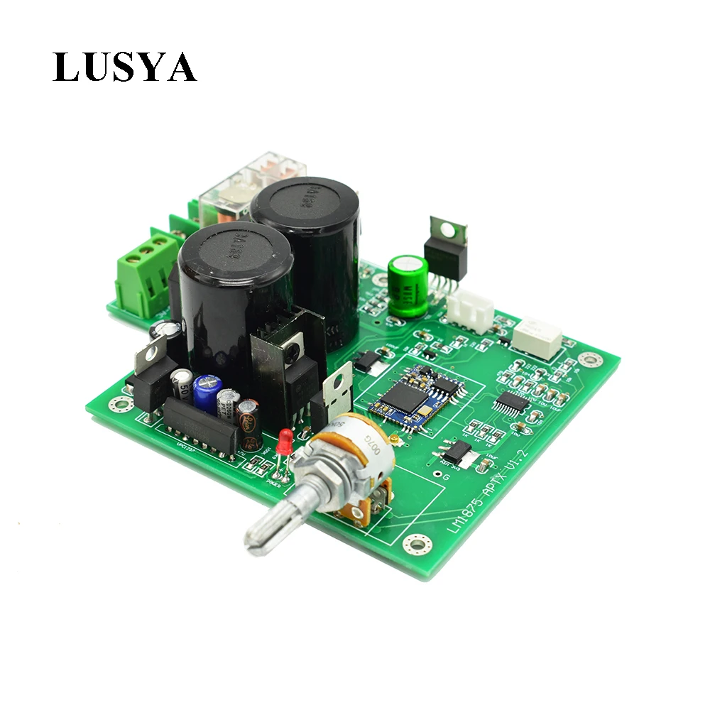 Плата цифрового усилителя мощности Lusya QCC3008 плата 30 Вт * 2 Bluetooth 5 0 ЦАП PCM5102A APTX AC22V