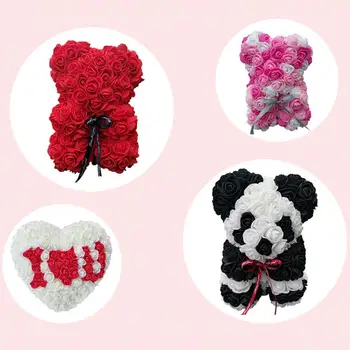 

500Pcs 3.5cm PE Foam Rose Artificial Flower DIY Bear Doll Wedding House Decor