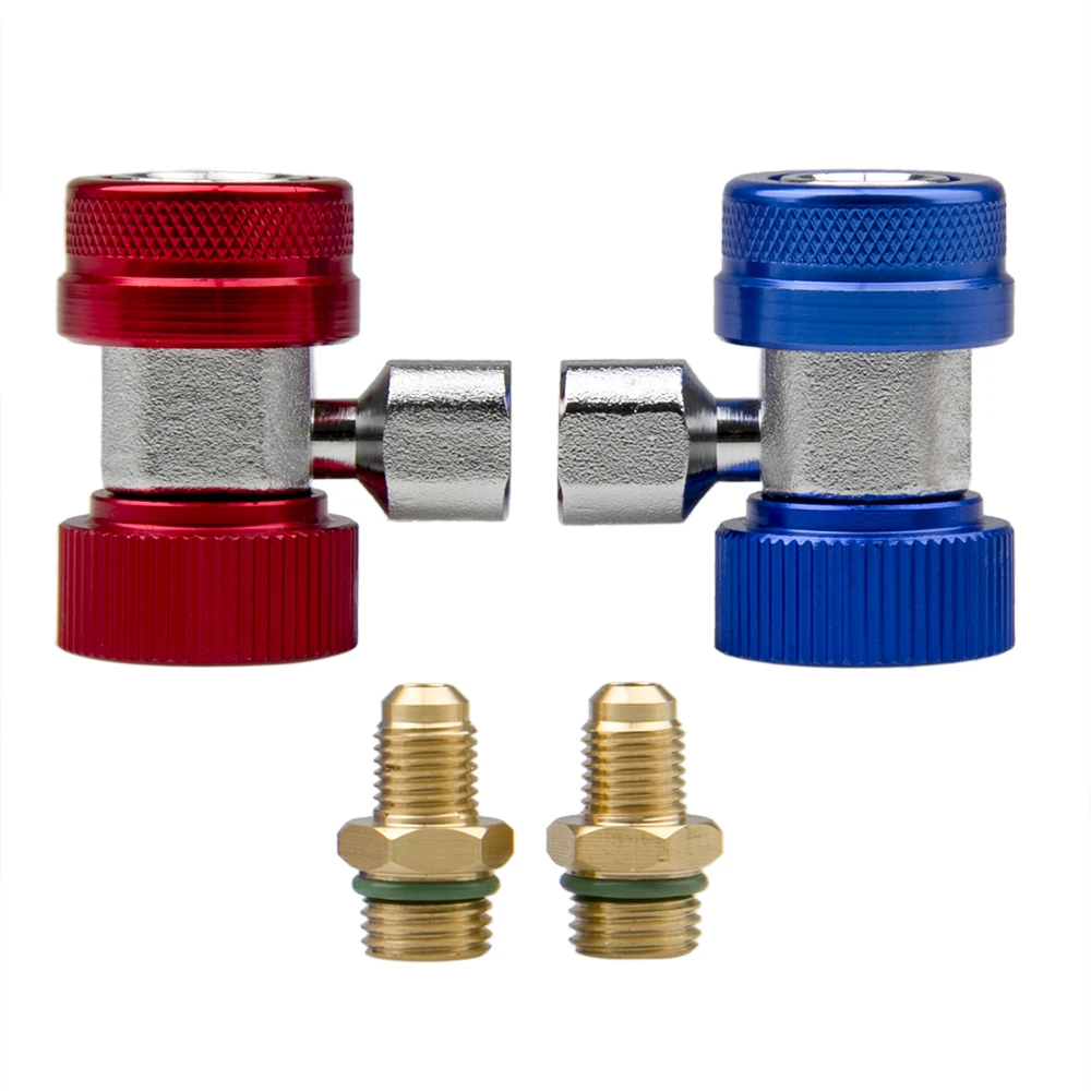 Details about   1X R134A Blue Low Quick Coupler Adapter AC Manifold Gauge Extractor Valve Core 