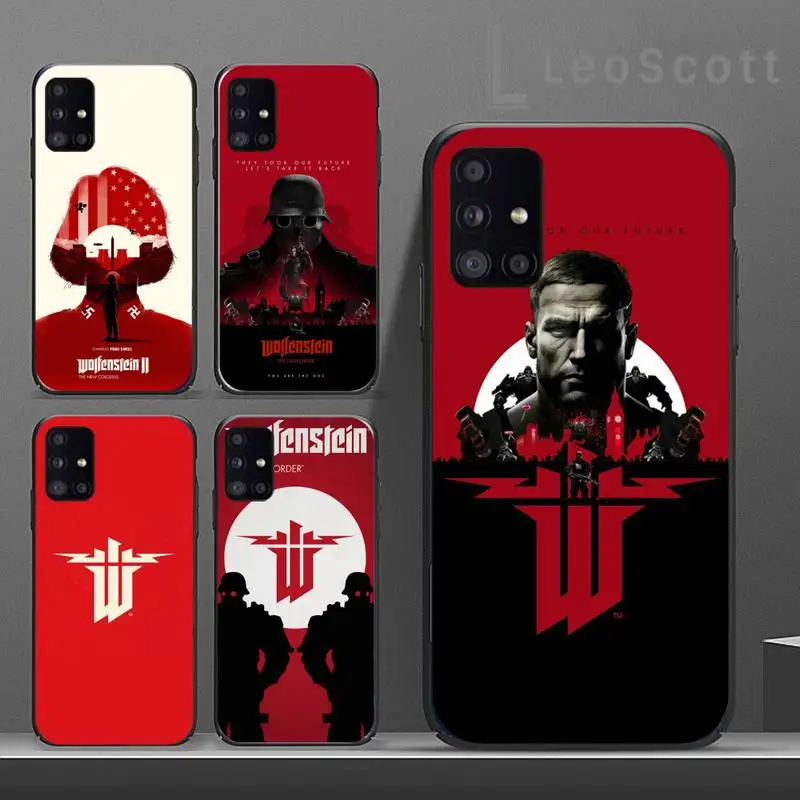Игра Wolfenstein 2 The New Colossus телефонные чехлы для Samsung A50 A51 A71 A31 A21S S8 S9 S10 S20 S21 плюс Fe Ultra HD 4G