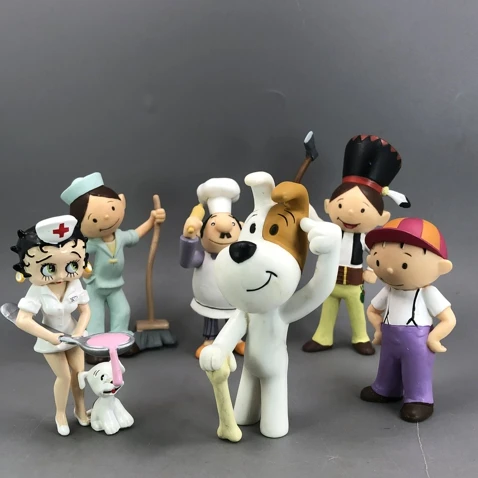 

Original Old Goods 8cm Used Betty Boop Action Figure Collectible Model Loose Toys No Box Gifts
