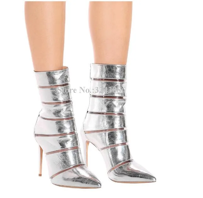 silver gladiator sandals heels