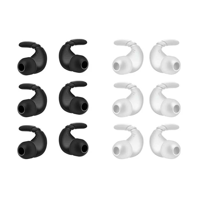 

Side Stabilizers Fins Wing Eartips Silicone Earbuds Earplugs Gels Earhooks for JBL Earphones In Ear Headphone 3.8-5.5mm 12PCS