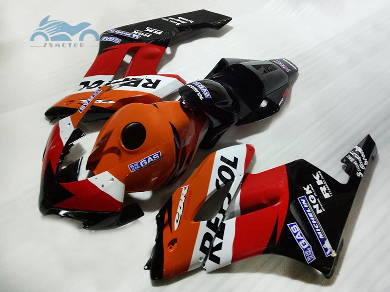 7 подарков впрыска обтекателя комплект Подходит для Honda CBR 1000RR 2004 2005 CBR1000RR 04 05 послепродажный Пластиковый обтекатель наборы частей KR07