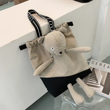 

Cartoon Large Capacity Bag Women's Bag 2020 Popular New Fashion Shoulder Bag Portable All-Match Student Bag Women