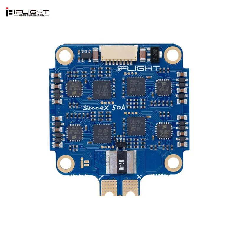

iFlight SucceX 50A Plus BLheli_32 2-6S Support Telemetry 4 in 1 Brushless ESC for RC Drone FPV Racing Models Spare Part DIY Accs