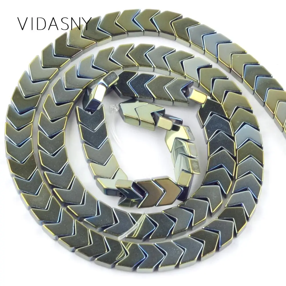 

Natural Mineral Stone Green Arrow Shape Hematite Beads For Jewelry Making 3/4/6/8mm Charms Loose Beads DIY Necklace Bracelet 15"