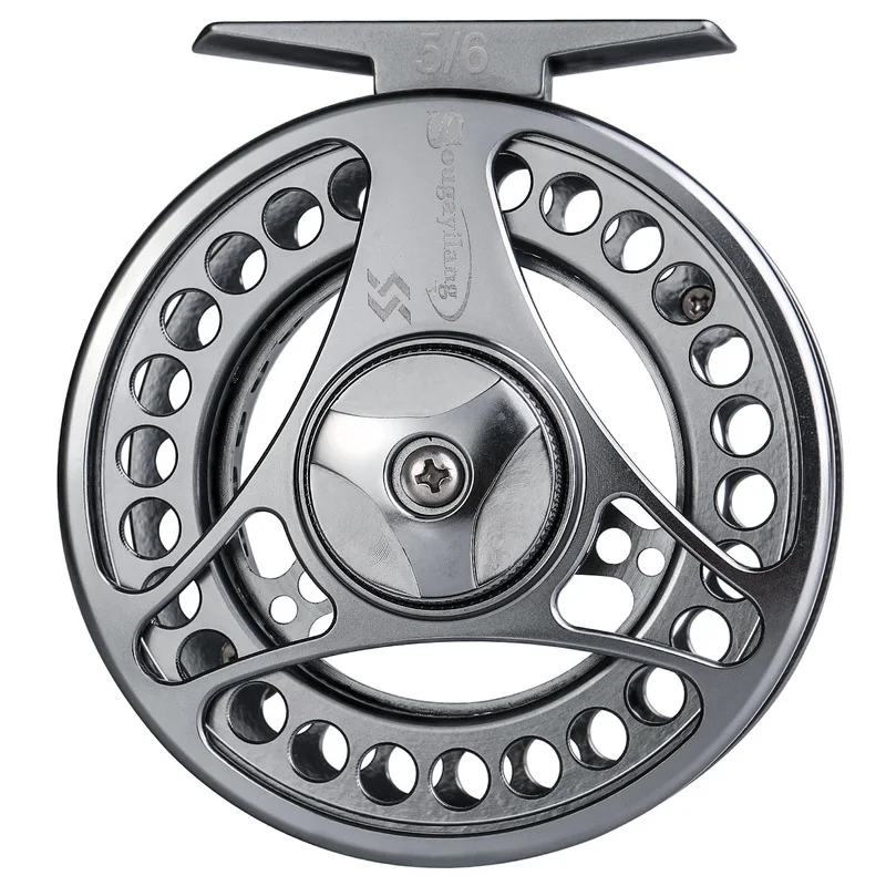 

Sougayilang Fly Fishing Reel 2+1 BB Speed Ratio 6F 7F Fishing Reel With CNC-Machined Aluminum Alloy Body and Spool Fly Reels