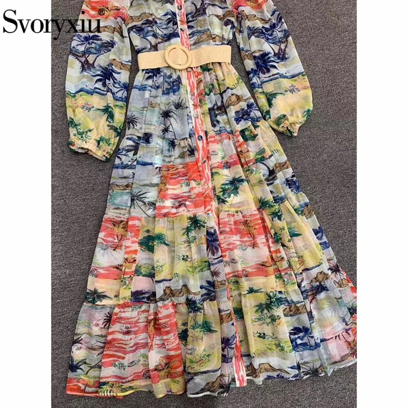 Svoryxiu Fashion Designer Autumn Women Bohemian