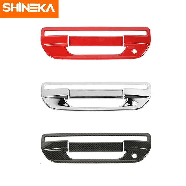 SHINEKA Exterior Accessories ABS Car Side Door Handle Tailgate