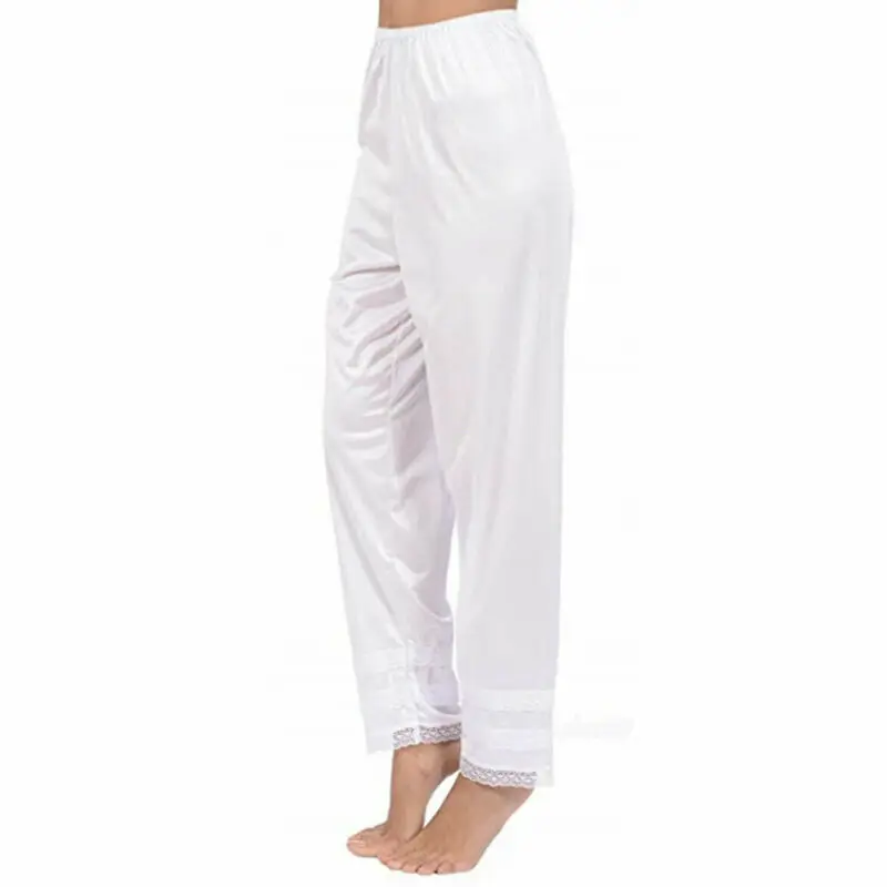Goocheer Women Satin Pyjamas Bottoms Sleep Trousers Loose Casual Pajamas Nightwear Lounge Pants Sleepwear Homewear Sleep Bottoms