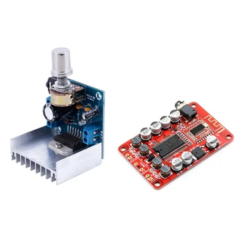 

1 Pcs AC / DC 12V / 2A TDA7297 2X15W Digital o Amplifier DIY Kit & 1 Pcs Yda138 Bluetooth 2 Channel Power Amplifier