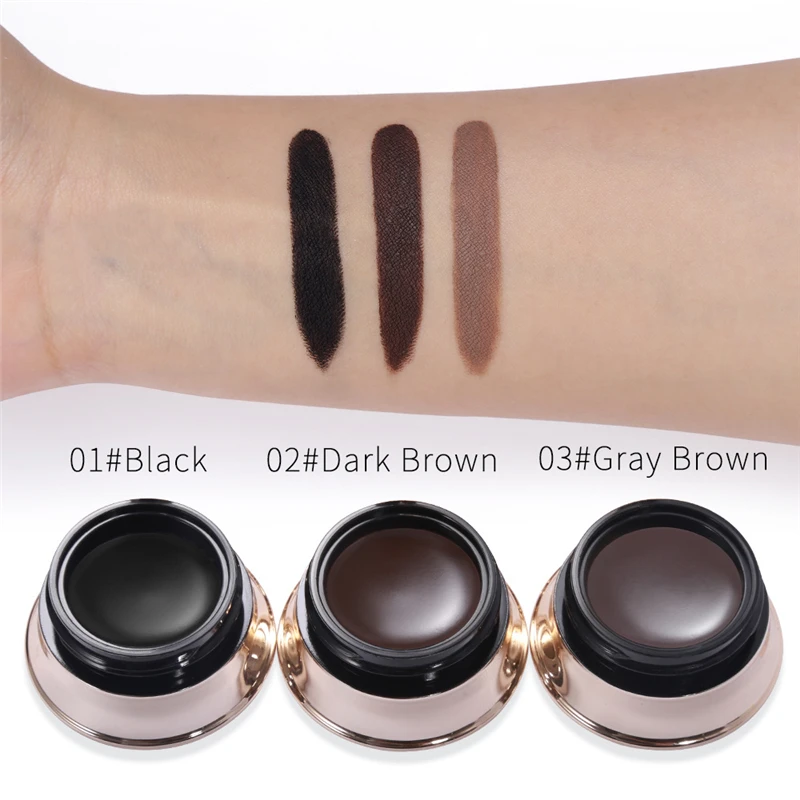 Professional Bell Eyebrow Gel Waterproof Thick Eye Liner Drawing Makeup Long Lasting Pigments Cream Eye Brow Tint TSLM2