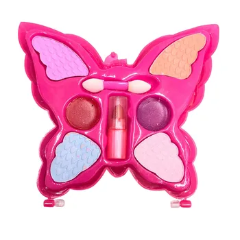 

Kids Girl Make Up Toy Set Pretend Play Butterfly Princess Beauty Makeup Safe Non-toxic Kit Toys Eye Shadow Cosmetics Girls Gifts