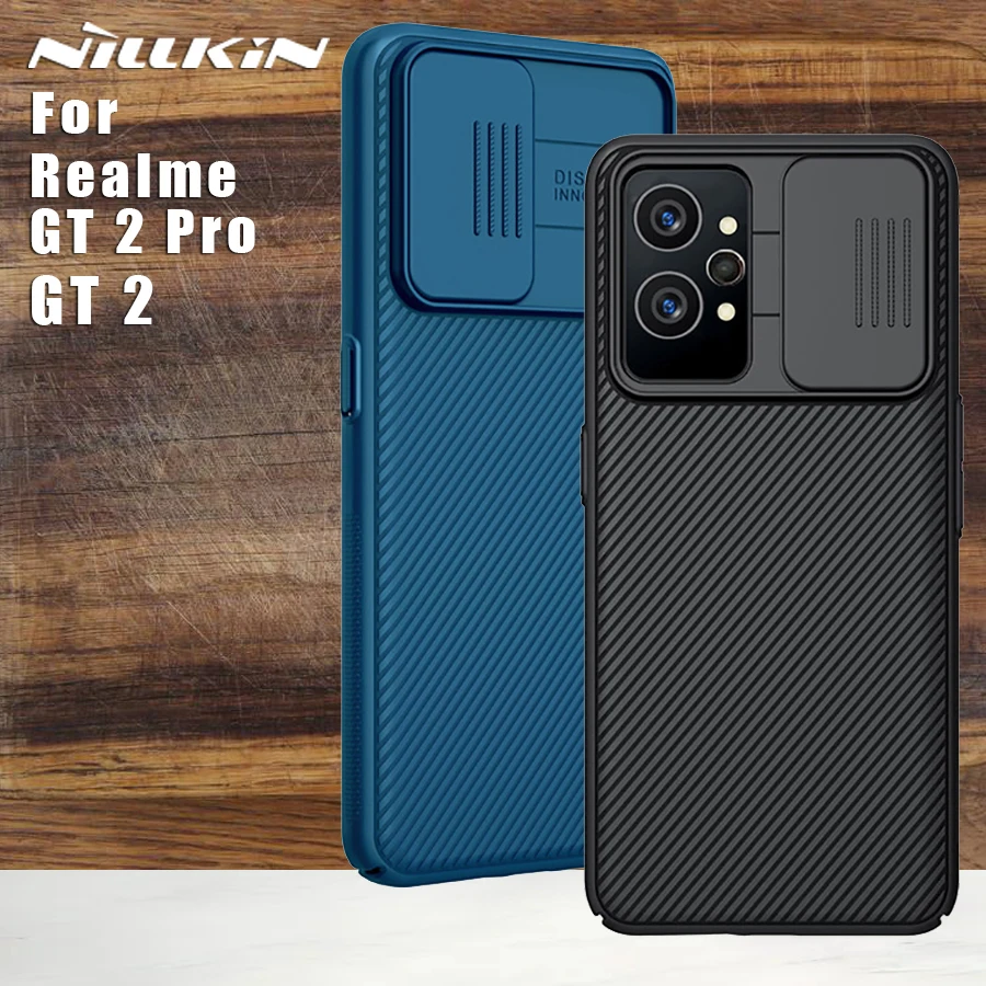

Nillkin for Oppo Realme GT 2 \ 2 Pro Case Camshield Camera Protection Back Cover Protective Case for Realme GT 2 Pro 5G