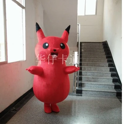 Талисман PIKACHU костюм нарядное платье наряд нарядное платье Рождество Косплей для Хэллоуина вечерние события