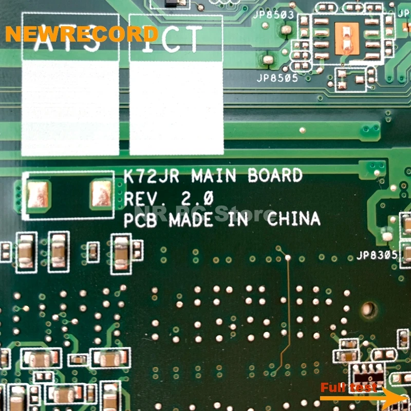 Placa-mãe do Portátil para Asus Newrecord Hm55 Ddr3 Hd5470 1gb Livre Cpu Placa Principal Teste Completo K72jr K72jk K72ju K72jt - Imagem 5