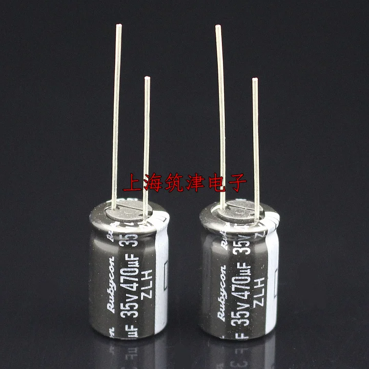10PCS Supercapacitor Capacitor Bolsa Rubycon 35v470uf 10x16 ZLH Series Of High-frequency Long-life Free Shipping | Электронные