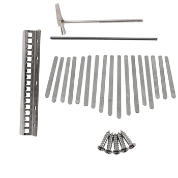 

SEWS-Kalimba Keys for 17 Keys Kalimba Shrapnel with Tuner Hammer Portable Music Accessory