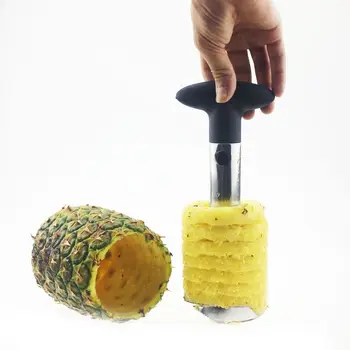 

Pineapple Corer Slicer Cutter Peeler Stainless Steel Kitchen Easy Gadget Fruit