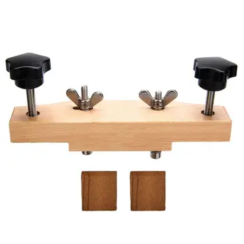 

Solid Maple Stainless Steel Guitar Bridge Install Clamp Luthier Tool Guitar Part